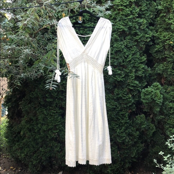 Mango pompons detailed cotton dress - Picture 7 of 8